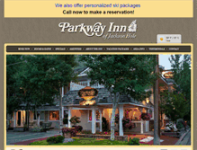 Tablet Screenshot of parkwayinn.com
