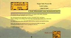 Desktop Screenshot of parkwayinn.net
